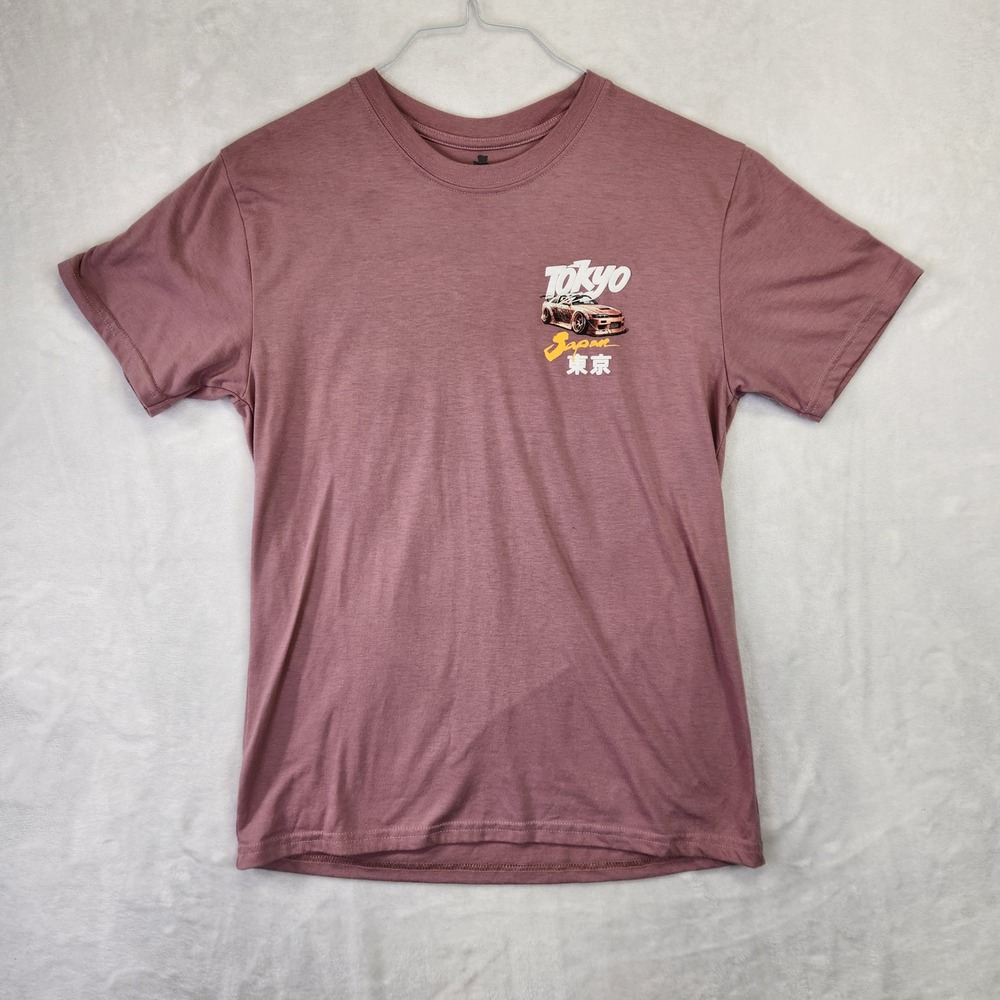 LAUNDER Tokyo Japan Graphic T Shirt Men's Size Medium Drift Car‎ Streetwear